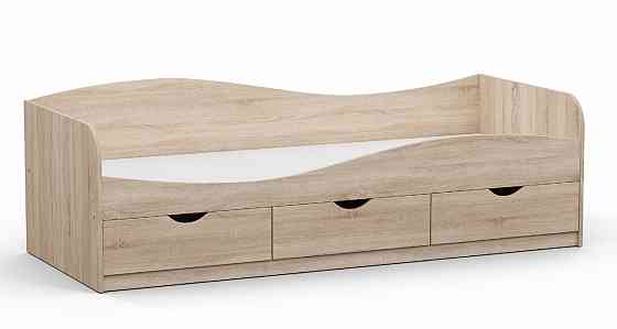 Кровать односпальная L-9, Дуб Сонома, 2030х834х656 Львов