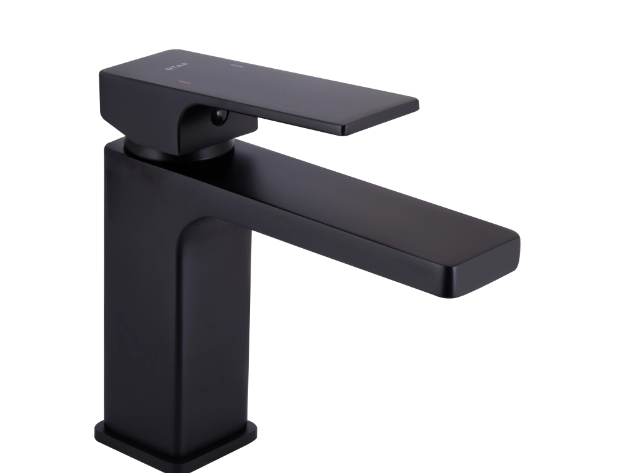 Змішувач для раковини Qtap Gemini з гігієнічним душем QTGEM272BLM45690 Black Matt чорний Київ - фото 3