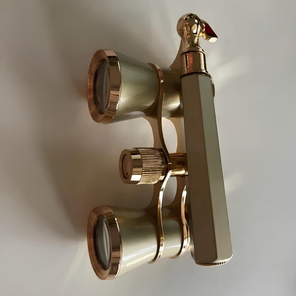 Театральний бінокль RESTEQ у вінтажному стилі — 3х збільшення, ручка, лорнет, оптика 25 мм Київ - фото 4