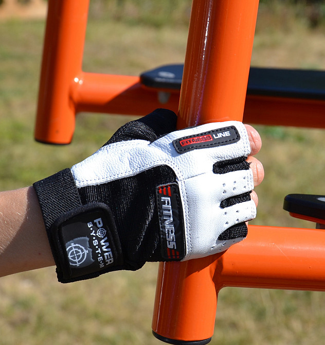 Рукавички для фітнесу Power System PS-2300 Fitness Black/White L Кам'янське - фото 7