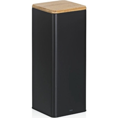 Ємність для сипучих продуктів Kela Kiril 11.5х11.5х28.5 см 3 л чорна (17890) Вінниця - фото 1