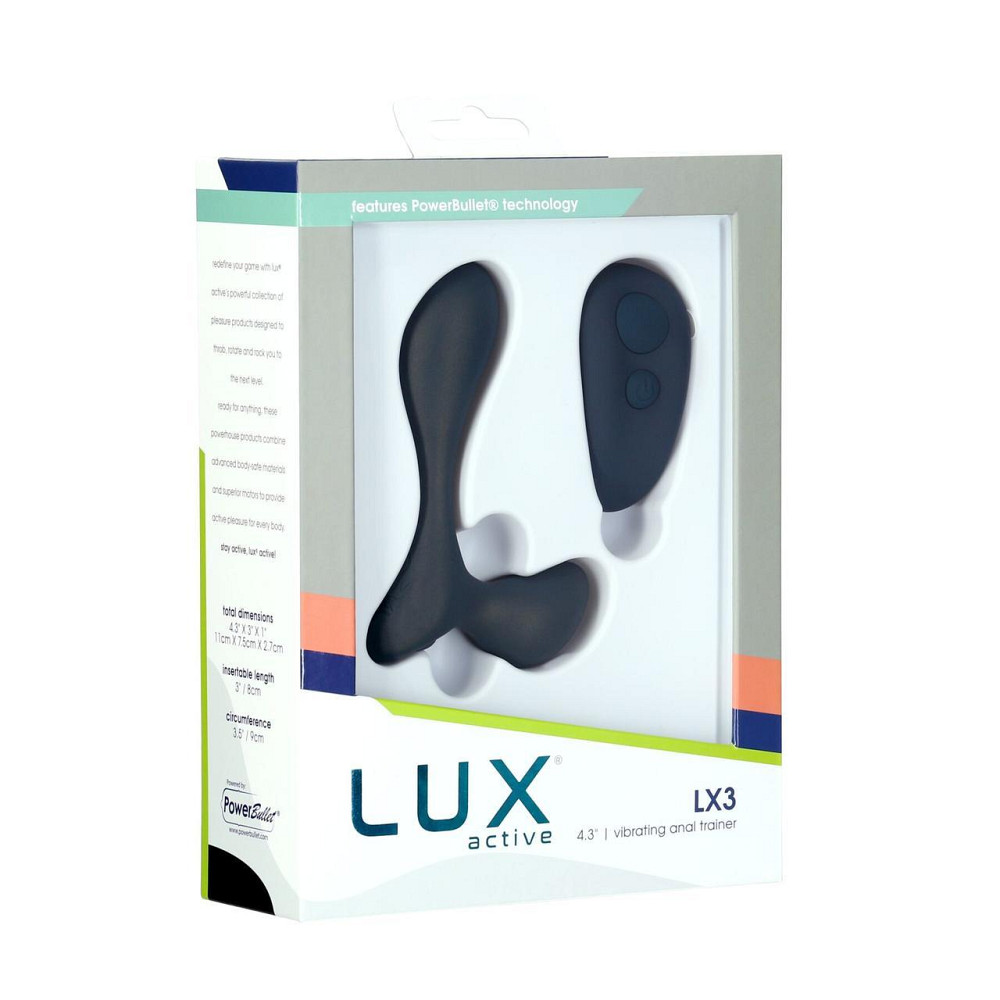 Вибромассажер простаты Lux Active LX3 Vibrating Anal Trainer, пульт ДУ Sex Aura Киев - изображение 5