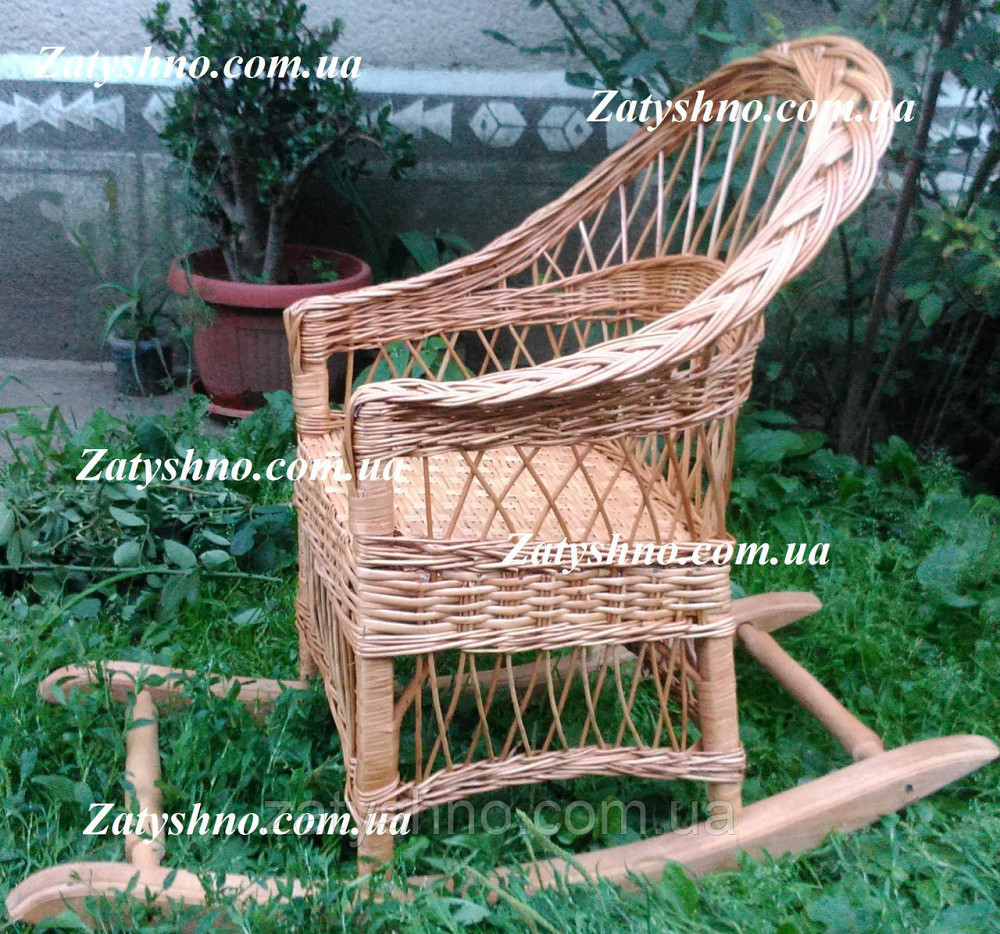 Плетеное кресло-качалка Киев - изображение 1