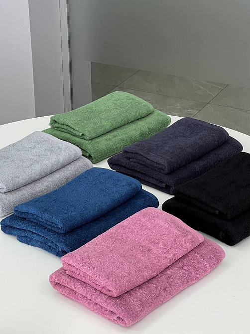 Комплект рушників Ideal Textile однотонних Ideal Textile 50х90 см + 70х140 см 360 г/м2 (56861149) Пу Чернівці - фото 4