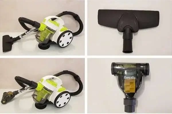 Пилосос Rainberg RB-651TB колбовий, циклонний з турбощіткою 3,0L - 2500 W для сухого прибирання Одеса - фото 3