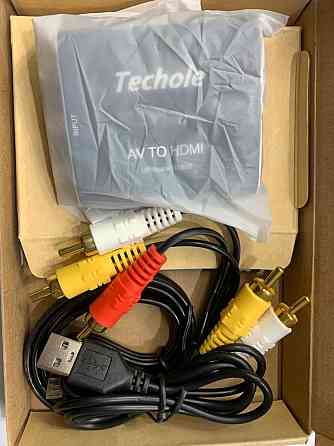 Конвертер відеосигналу Techole HS307 AV to HDMI Video Converter 1080P для PC/Xbox/PS4/PS3/TV/STB/VHS/DVD/Wii Луцьк