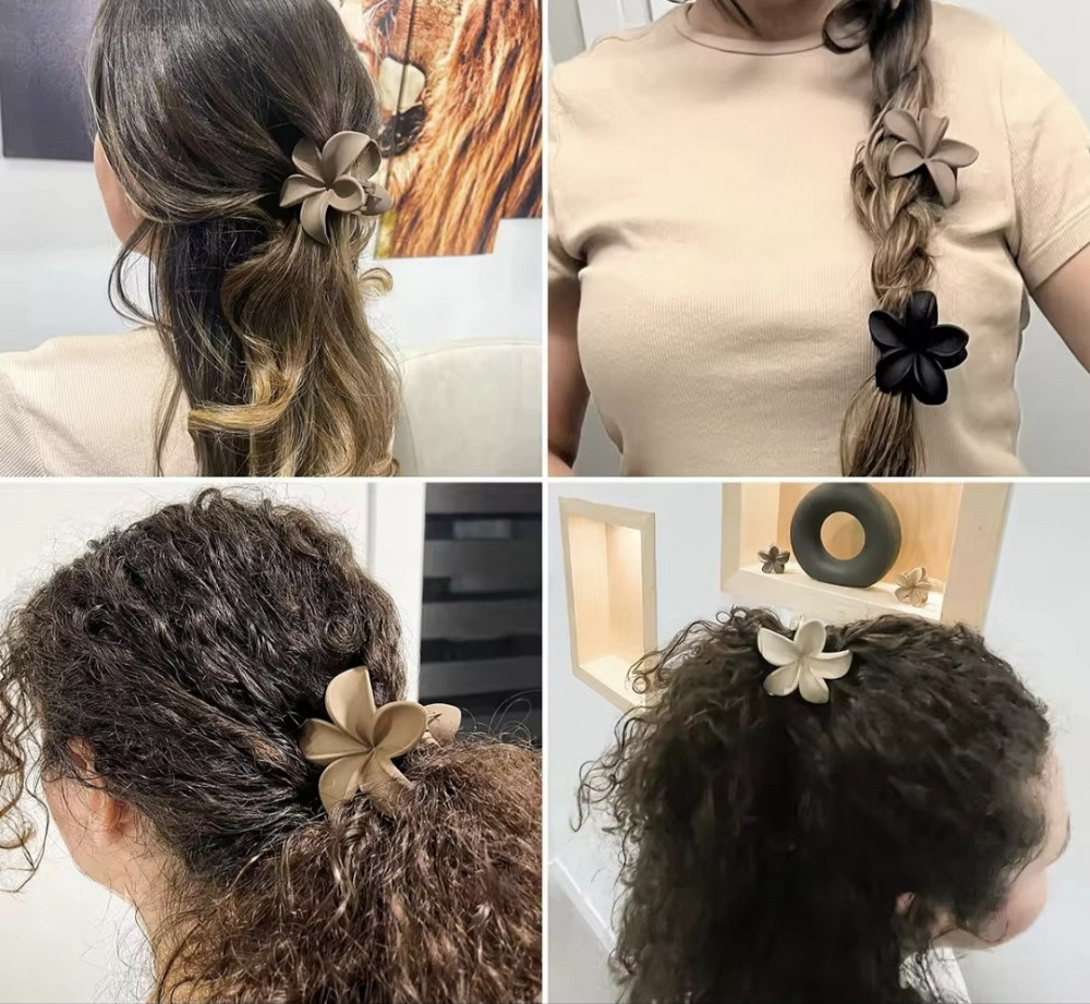 Заколка-крабік квітка матова Смела - изображение 6