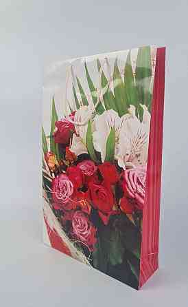 Великий паперовий пакет вертикальний 25/37/8 (артBV-154) (12 шт.) Харків