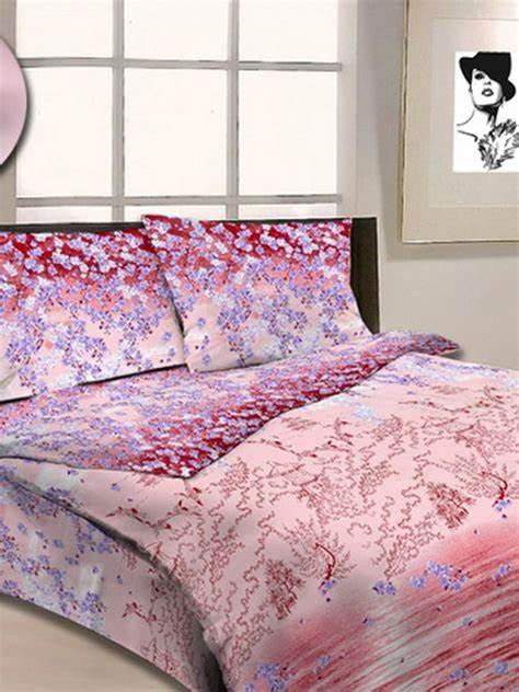 Ecotton Комплект постільної білизни Ecotton Євро 210х220 см Сакура рожева Коломия - фото 1