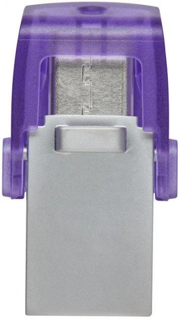 Flash Drive Kingston DT Duo 3C 128GB 200MB/s dual USB-A + USB-C (6807197) Киев - изображение 2