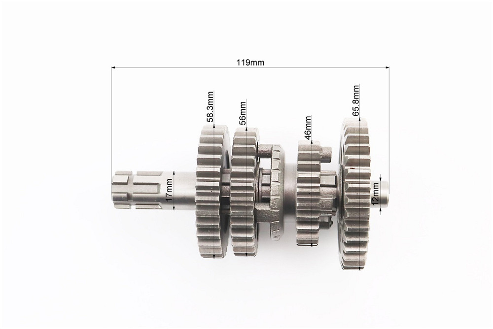 Коробка передач "3+1" (два вали з шестернями) d-12мм під сепаратор (для квадроцикла 110cc із задньою передачею, без "язичка") Киев - изображение 2