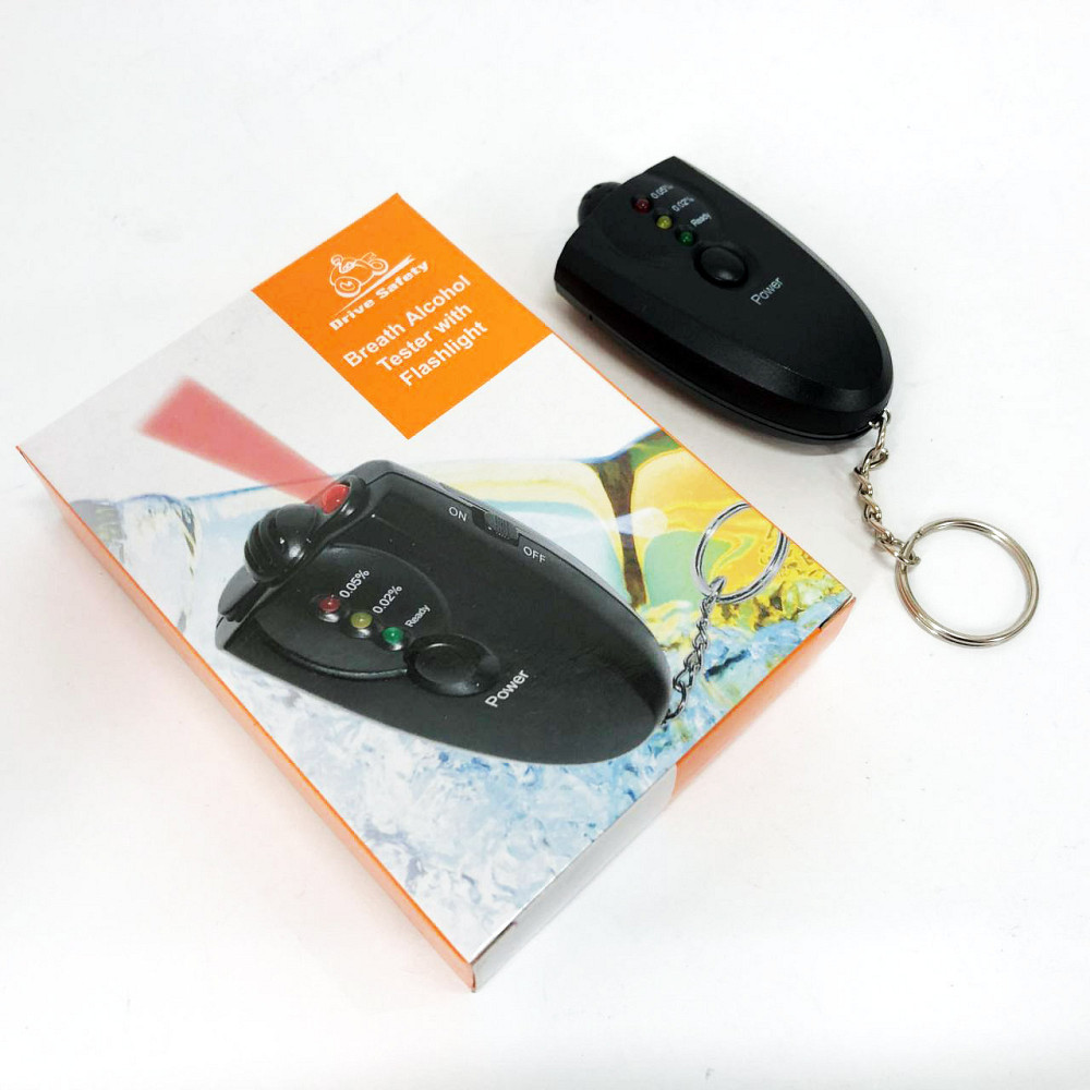 Алкотестер для особистого користування 2 x ААА, Прилад для вимірювання алкоголю в крові, FD-824 Алко тест Київ - фото 3