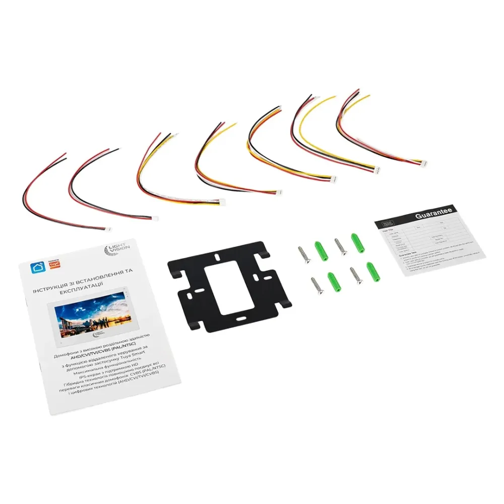 Відеодомофон 7" WiFi Tuya Light Vision SINGAPORE FHD White (82-00230) Київ - фото 7