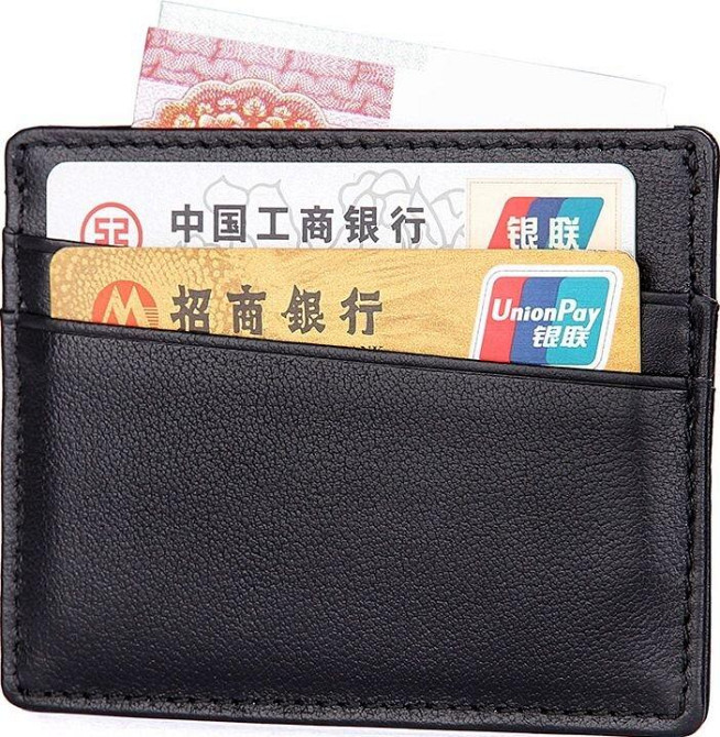 Кредитница Vintage 14499 Чорна Київ - фото 4