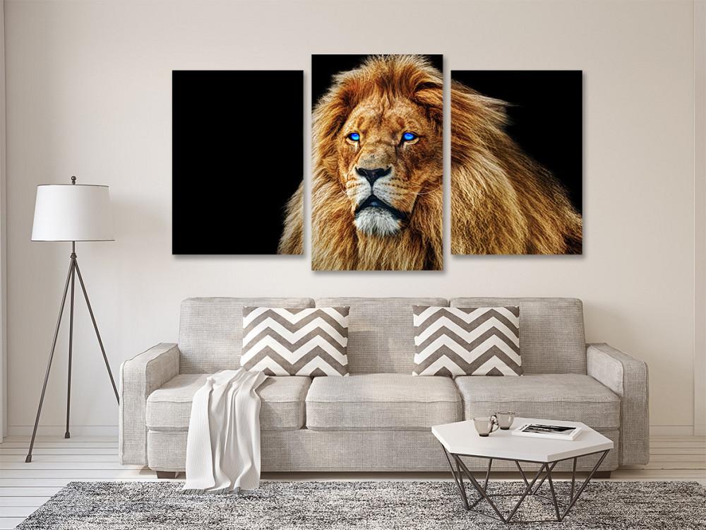 Модульна картина у вітальню/ спальню  Лев   Art-564_3 Київ - фото 2