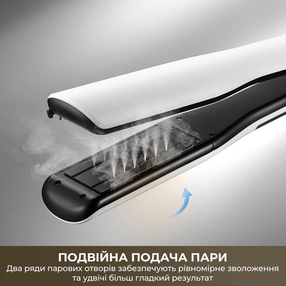 Праска (випрямляч) для волосся Dreame AuraSteam Straight White (AA01A) ( 25890 ) Харків - фото 18