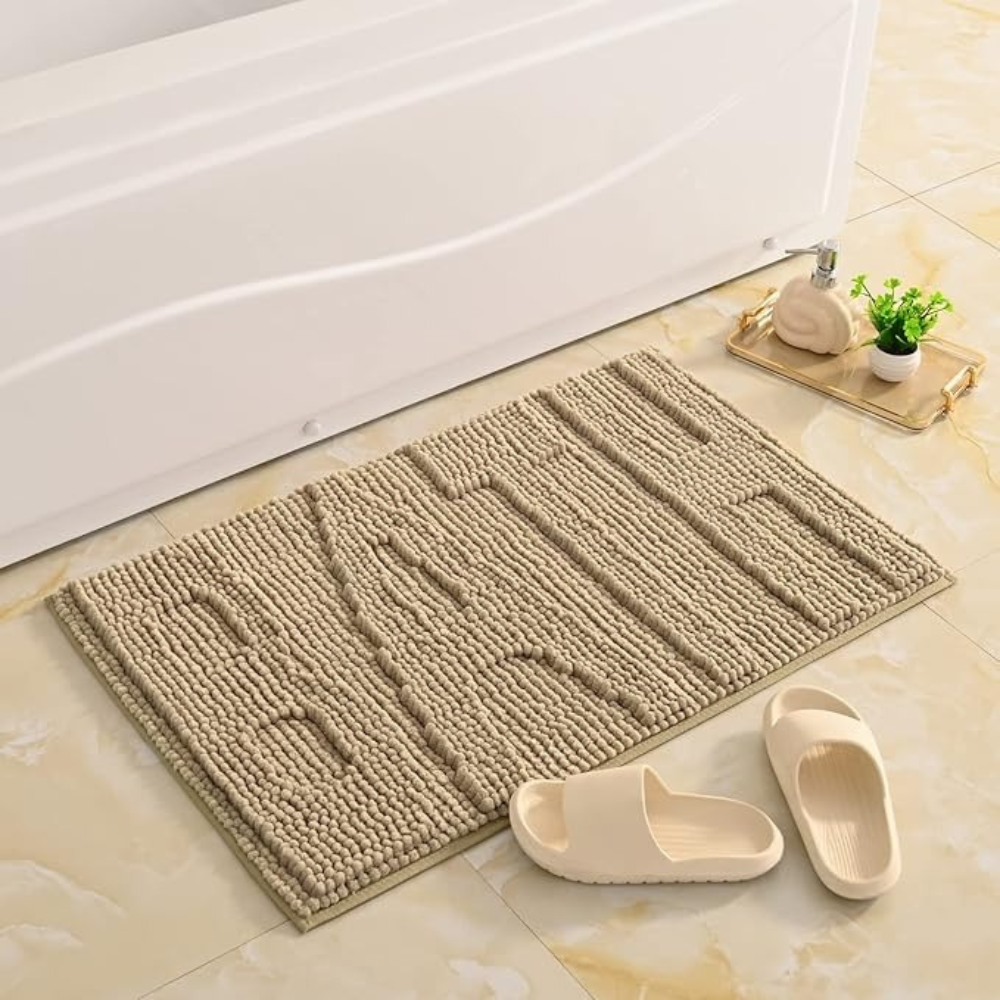 Коврик для ванной и душа коврик для ног в ванную комнату,микрофибра,атискользящий 50х80 см,