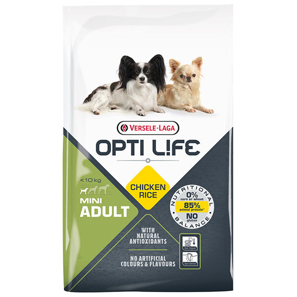 Opti Life Adult Mini ОПТІ ЛАЙФ ДОРОСЛИЙ МІНІ МАЛИХ сухий суперпреміум корм для собак міні та малих порід Київ - фото 1