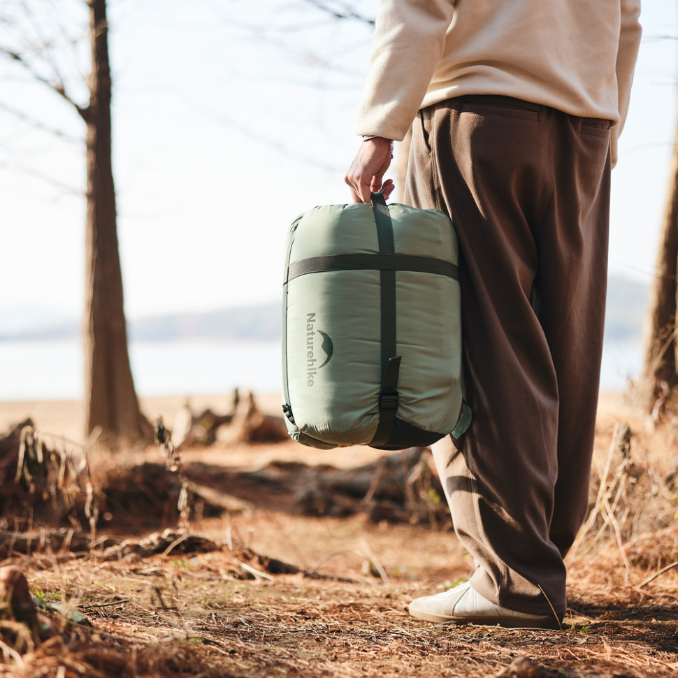 Спальний мішок двомісний Naturehike CNK2300019, зелений Київ - фото 7