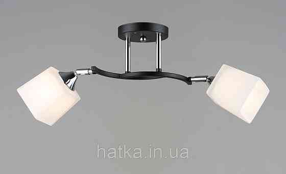 Люстра стельова Sirius B N6106/2 BK+CR з поворотнім механізмом Київ