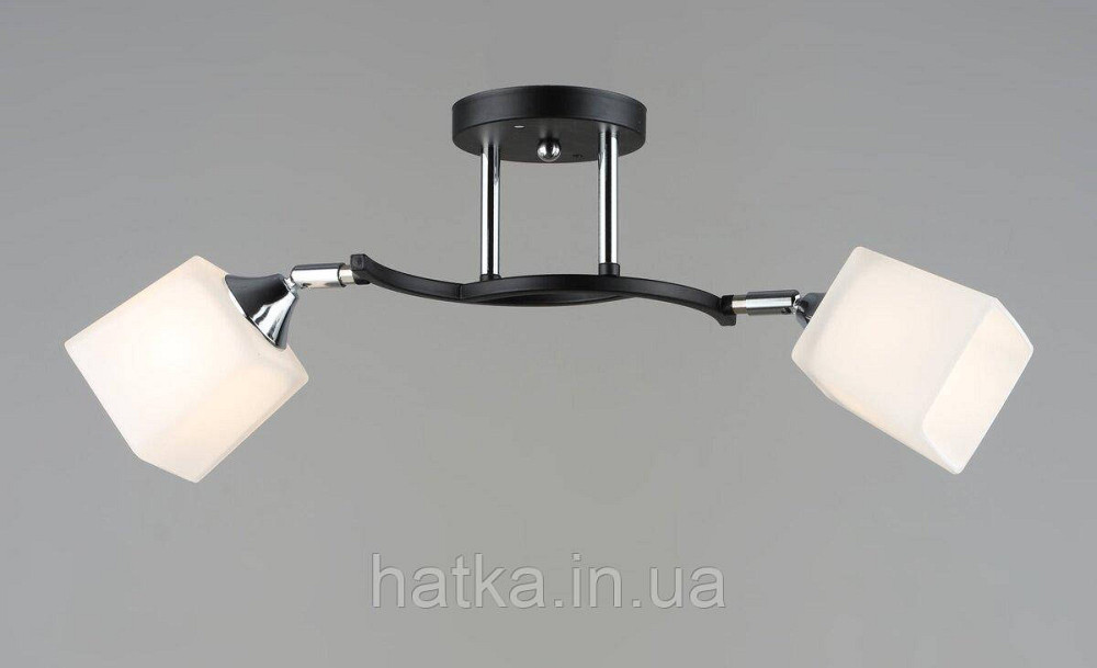 Люстра стельова Sirius B N6106/2 BK+CR з поворотнім механізмом Київ - фото 1