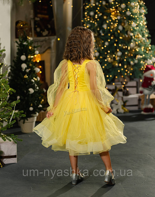 Желтое нарядное платье на девочку костюм Солнышко, Цыпленок, Уточка, Одуванчик Кривой Рог - изображение 4