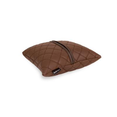 Подушка EVAtech ECO 30x30 см коричнева з коричневою ниткою (SPSCSZZ) Винница - изображение 4