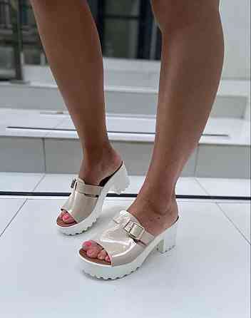 Seastar Шльопанці жіночі SEASTAR GG02 бежеві (літо, еко-лак) (2583) Коломыя