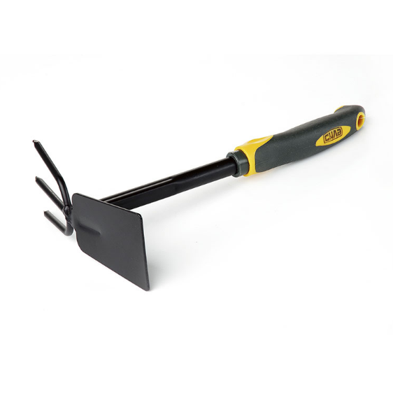 Мотика комбінована плоска + 3-х зуба з обгумованою ручкою СИЛА Житомир - фото 1
