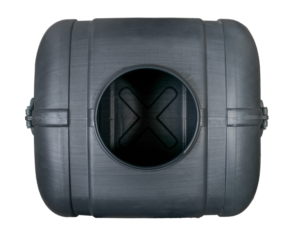 Емкость 100 л прямоугольная пластиковая черная  бак для технической воды и капельного полива Днепр - изображение 3