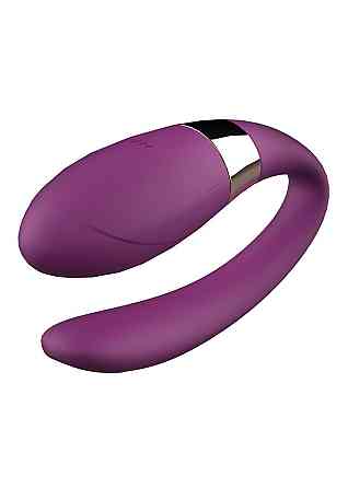 Вібратор для пар - V-Vibe Purple, USB, 7 Function, Remote Control Sex Aura Київ