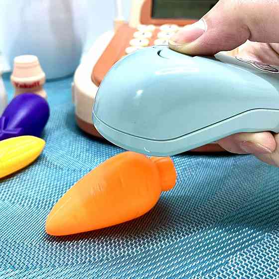 Касовий апарат Xie Toys з мікрофоном/сканером та продуктами (6761A) Чернігів