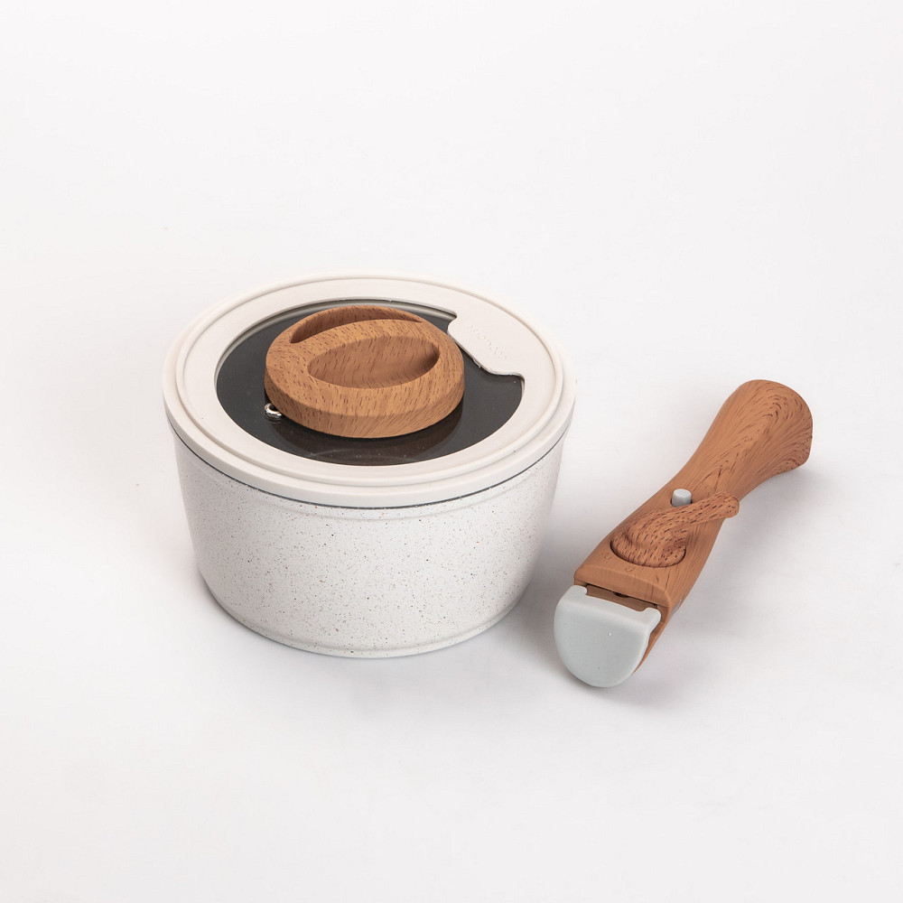 Набір алюмінієвого посуду MGC з антипригарним покриттям 11 предметів білий HP-4-405 Коломыя - изображение 10