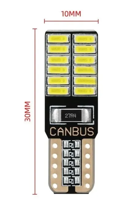 Автомобильные светодиодные лампы T10, белый свет, 2 шт. Киев - изображение 11