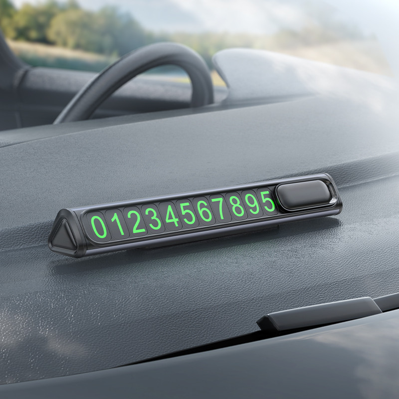 Парковочная карта BOROFONE FC3 Ronny can hidden parking sign Black Metal Gray Одесса - изображение 8