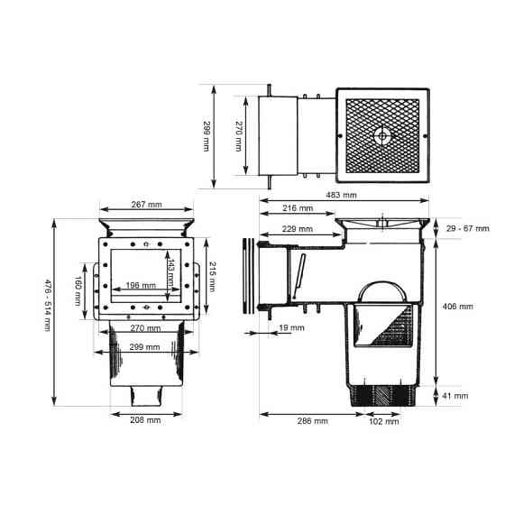 Скиммер для бассейна Hayward SP1084 AutoSkim Standart под лайнер Киев