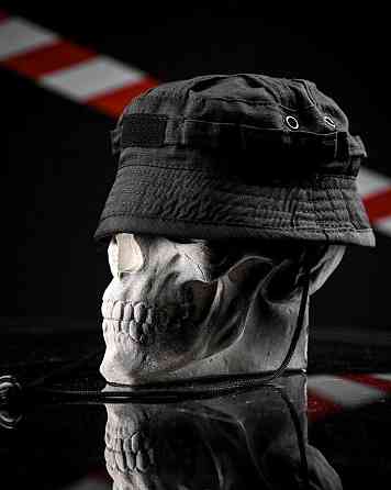 Тактична панама чорна 7.62 ВТ1156 Одеса