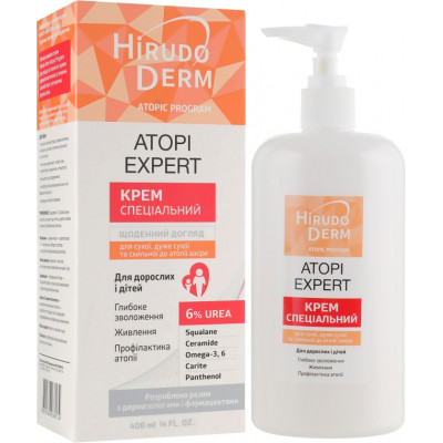 Крем для тела Hirudo Derm Atopic Program Аtopi Expert 400 мл (4820160038134) Винница - изображение 1