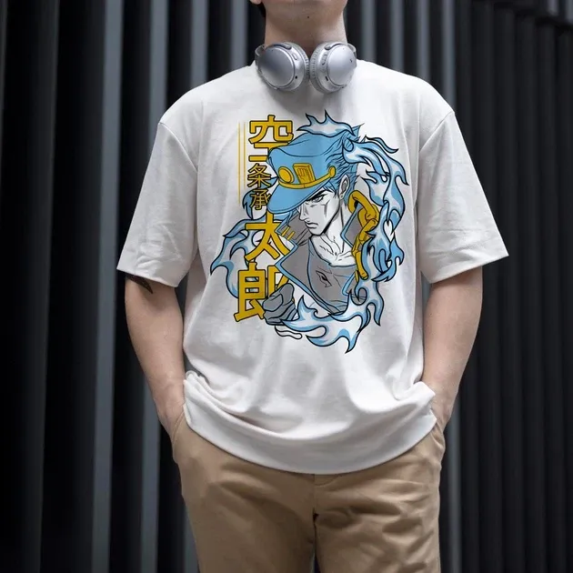 Футболка чоловіча з  принтом Джо Джо Джотаро Куджо 6 W Розмір 48 Дніпро - фото 3