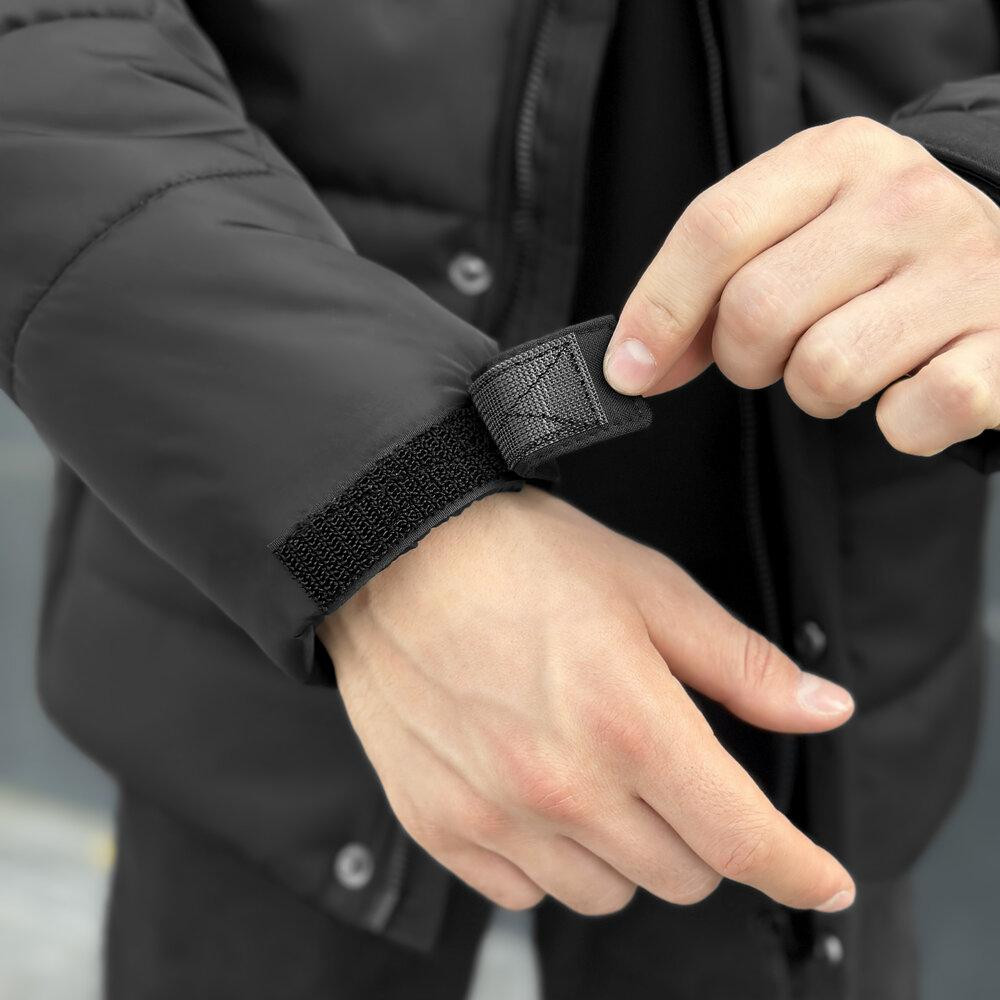 Демісезонна чорна чоловіча куртка Pobedov Darkness. Куртка весна осінь для чоловіків чорна Київ - фото 2