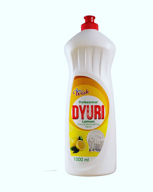 Засіб для миття посуду Ira Wash Dyuri 1 л лимон Виноградов - изображение 3