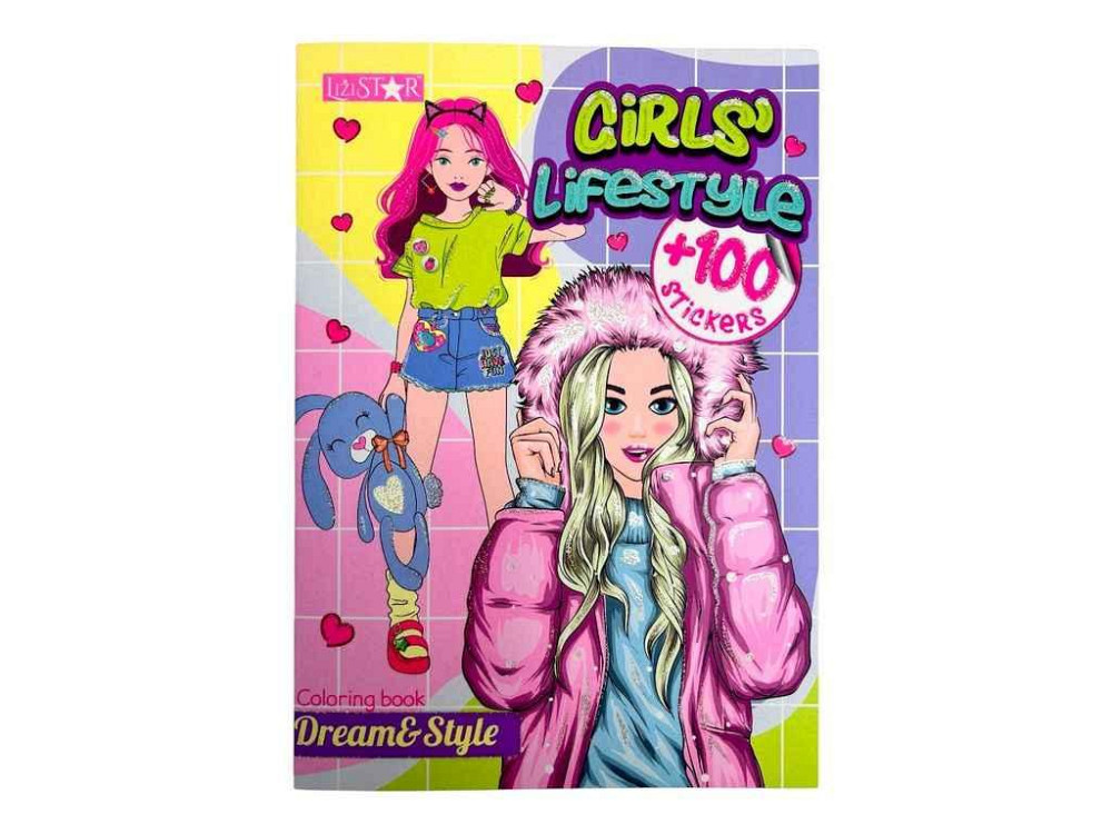 Книжка Dream Style 242 з наліпками Girls Lifestyle ТМ АПЕЛЬСИН Київ - фото 1