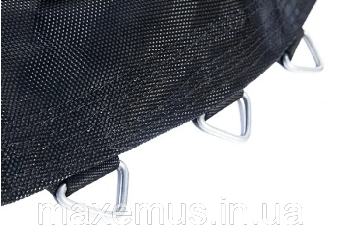 Батут Atleto 252 см (8 ft) с внешней сеткой и лестницей синий детский батут для дома Premium Мостиска - изображение 14