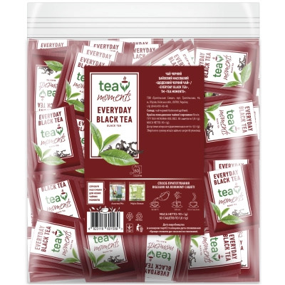 Чай Tea Moments Everyday Black Tea черный 50х1.8г (tm.01589) Винница - изображение 1