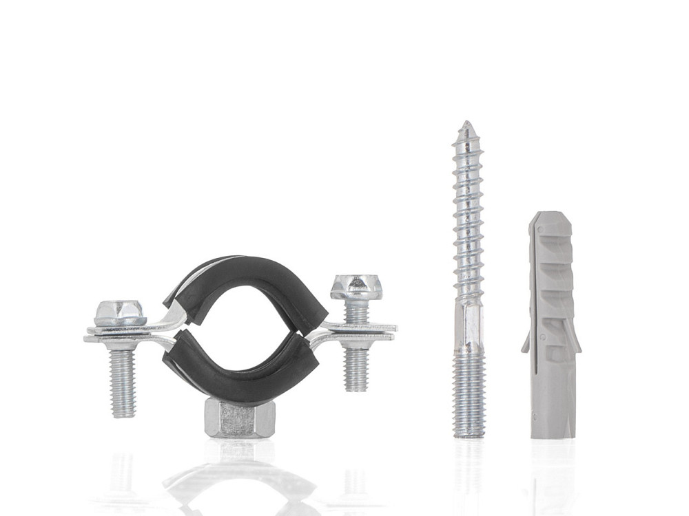 Дюбель + хомут трубний "GeKo" 1/2" 20-25 мм (комплект) Киев - изображение 2
