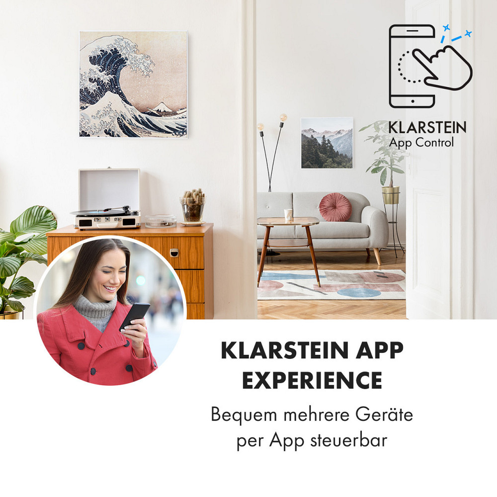 Умный инфракрасный обогреватель Wonderwall Air Art 60x60 см, 350 Вт, настенная установка, приложение для Ровно - изображение 2