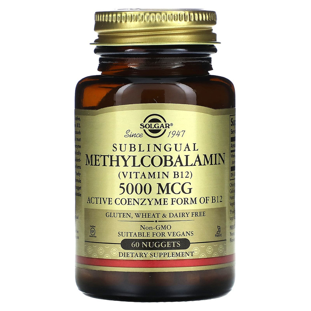 Витамин В12 (Sublingual Methylcobalamin В12) 5000 мкг 60 таблеток Киев - изображение 1