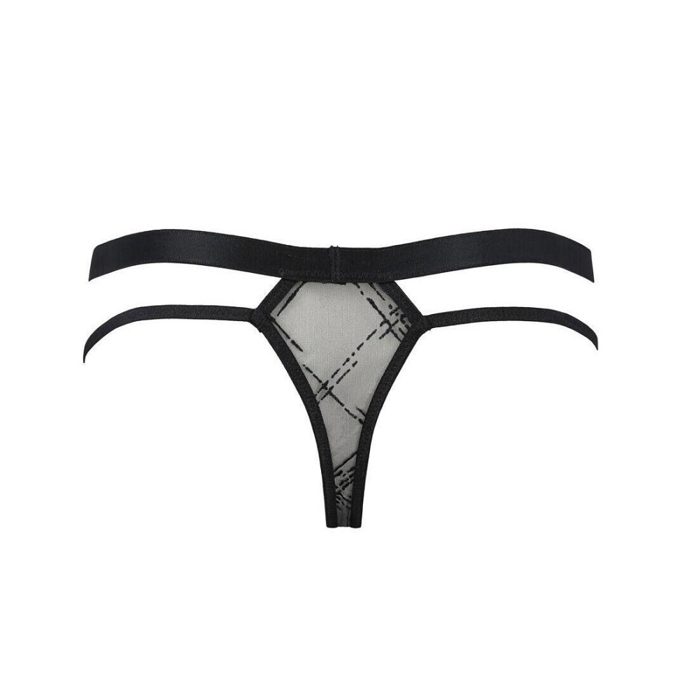 Мужские прозрачные стринги Passion 029 THONG COLLIN S/M Black, сетка Sex Aura Киев - изображение 6