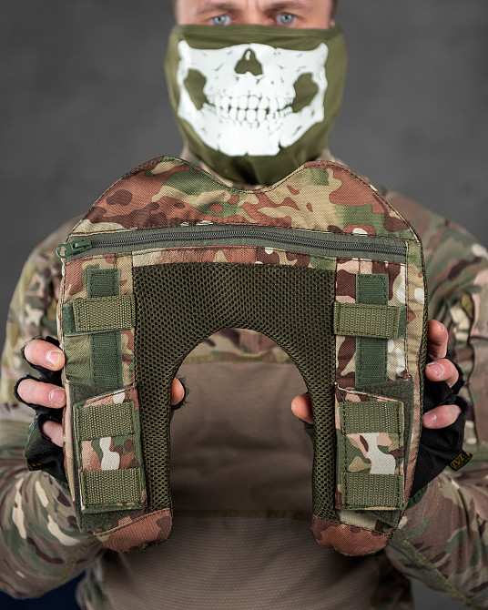 Підкладка під лямки плитоноски на плечі пом'якшувач для перенесення плит демфер плечовий Одеса - фото 1