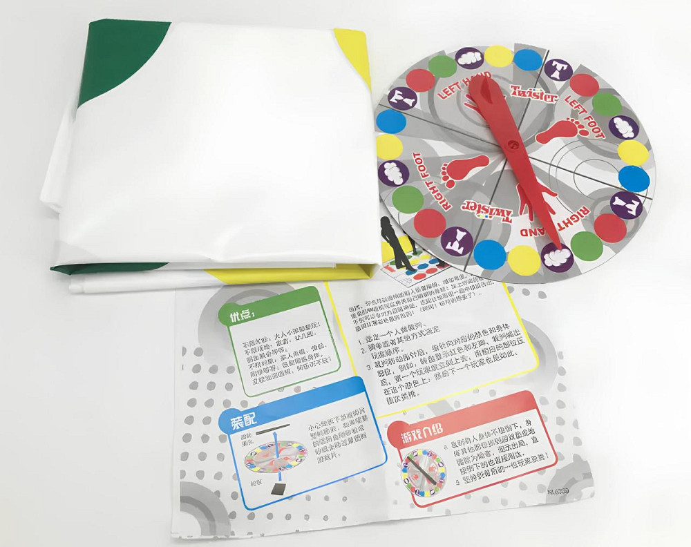 Игра Твистер 2. Настольная игра Twister (новая версия) с двумя новыми задачами. Твистер англоязычный Киев - изображение 3